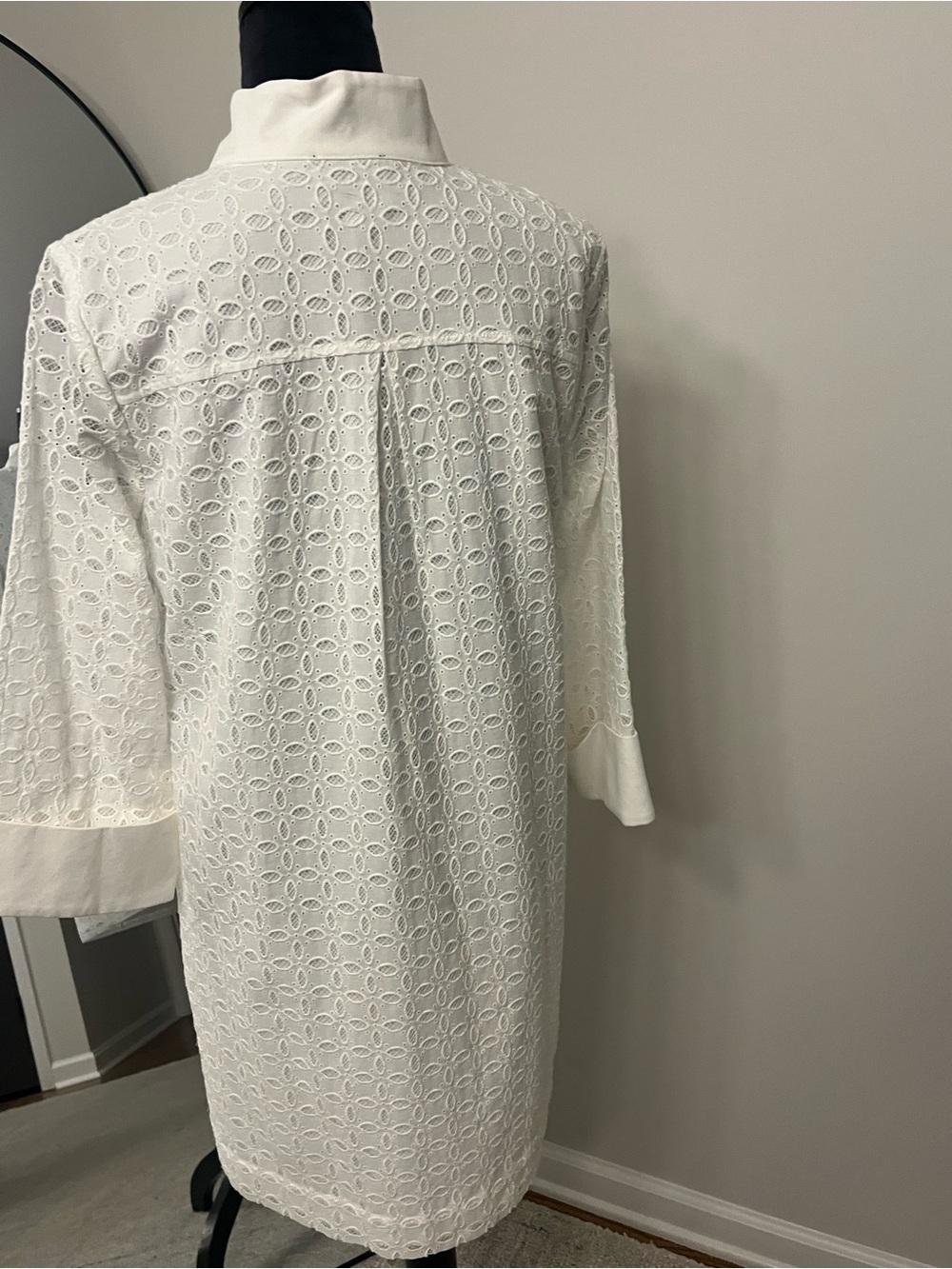 Tuckernuck White Eyelet Midi Tunic Dress - Picture 4 of 10
